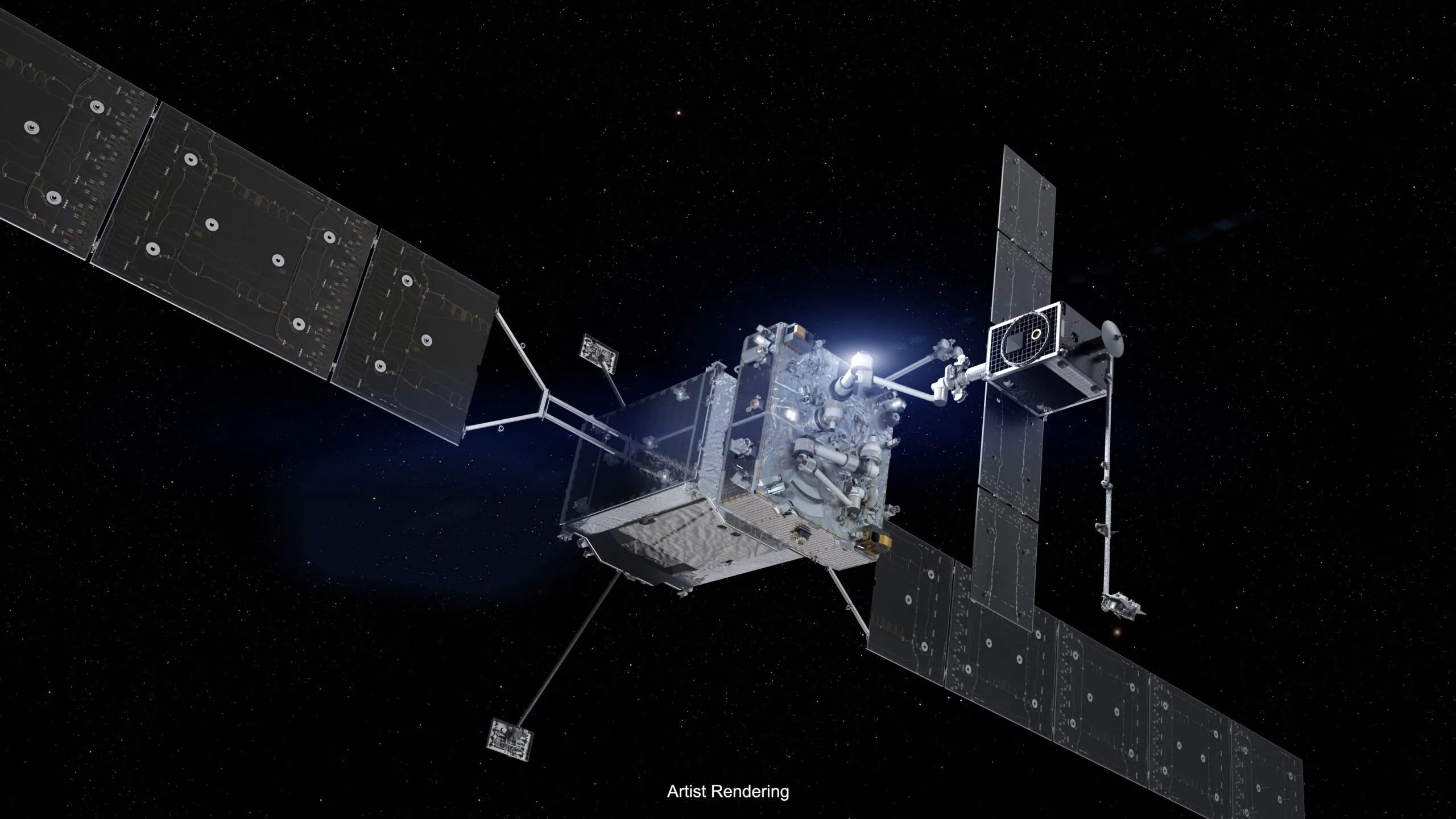 NorthropGrummansSpaceLogisticsContinuesRevolutionarySatelliteLife-ExtensionWorkwithSaleofThirdMissionExtensionPod-scaled